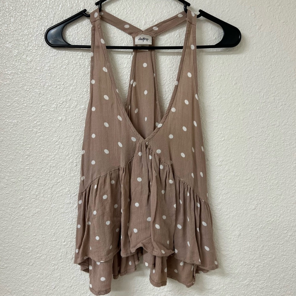 Daytrip polka dot top